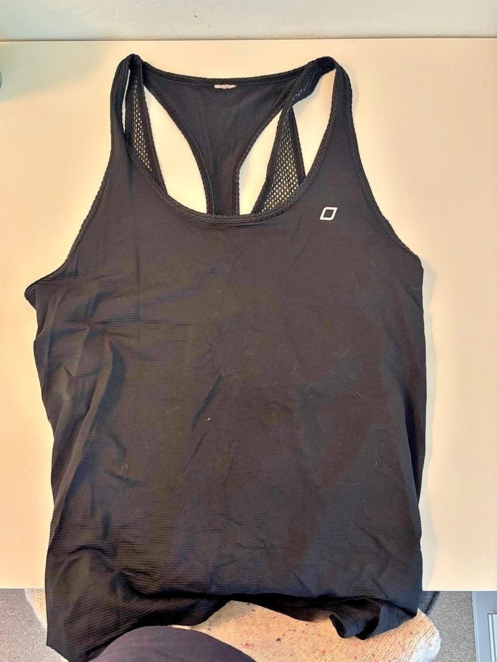 Lorna Jane Train Hard Active Tank Black Athletic Tank Top, Size small